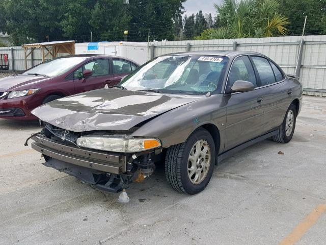 1G3WS52H01F247814 - 2001 OLDSMOBILE INTRIGUE G BROWN photo 2