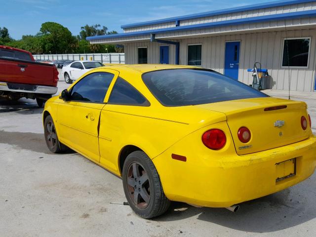 1G1AL15F567752462 - 2006 CHEVROLET COBALT LT YELLOW photo 3