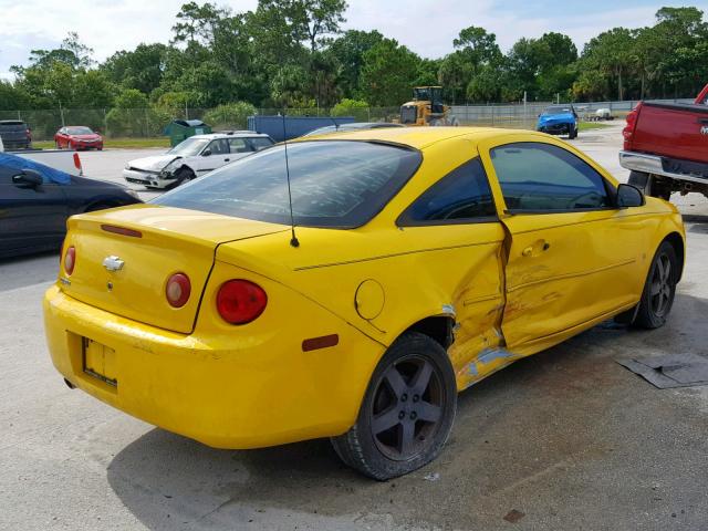 1G1AL15F567752462 - 2006 CHEVROLET COBALT LT YELLOW photo 4