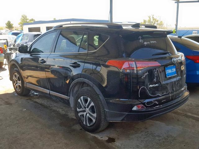 2T3ZFREV6JW505567 - 2018 TOYOTA RAV4 LE BLACK photo 3