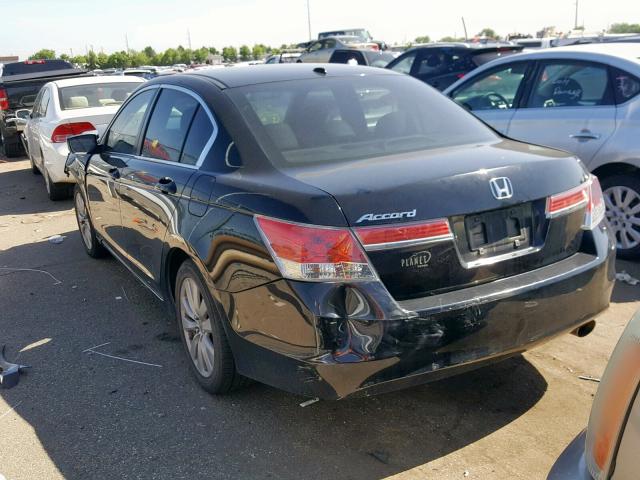 1HGCP2F86BA028918 - 2011 HONDA ACCORD EXL BLACK photo 3