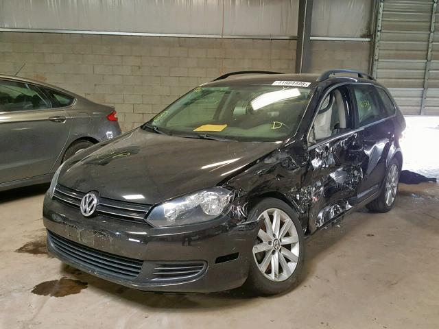 3VWPL7AJ9BM696313 - 2011 VOLKSWAGEN JETTA TDI BLACK photo 2