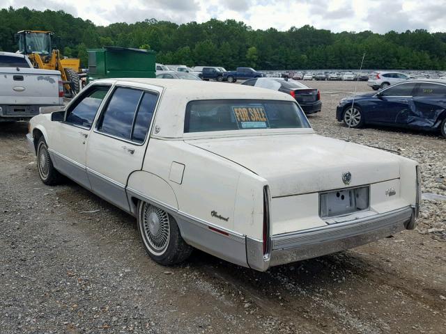 1G6CB5153K4324248 - 1989 CADILLAC FLEETWOOD WHITE photo 3