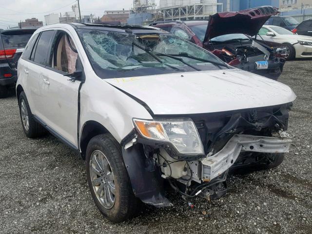 2FMDK3JC5ABA09147 - 2010 FORD EDGE SEL WHITE photo 1