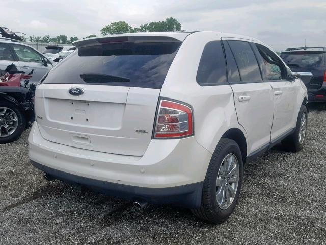 2FMDK3JC5ABA09147 - 2010 FORD EDGE SEL WHITE photo 4