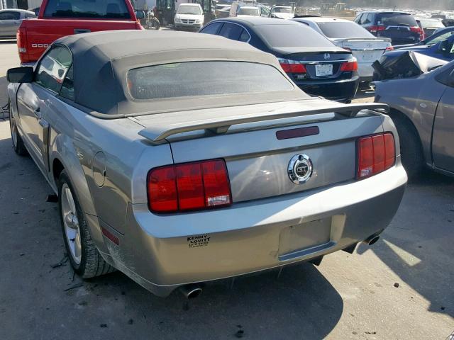 1ZVHT85H295101965 - 2009 FORD MUSTANG GT GRAY photo 3