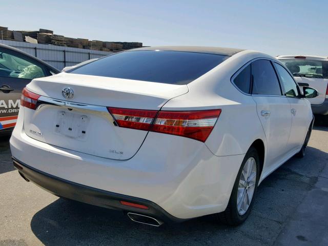 4T1BK1EB0DU053536 - 2013 TOYOTA AVALON BAS WHITE photo 4