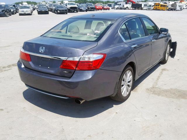 1HGCR2F84DA187725 - 2013 HONDA ACCORD EXL GRAY photo 4