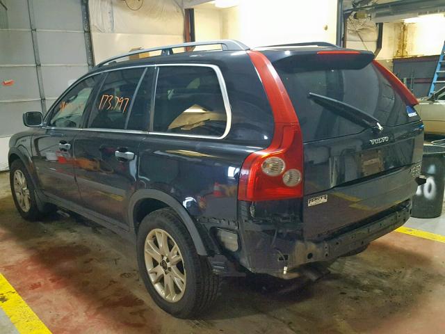 YV1CZ91H441118073 - 2004 VOLVO XC90 T6 BLACK photo 3