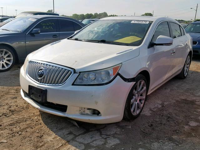 1G4GE5EV2AF324448 - 2010 BUICK LACROSSE C WHITE photo 2