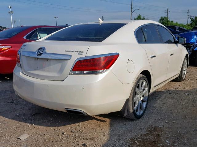 1G4GE5EV2AF324448 - 2010 BUICK LACROSSE C WHITE photo 4