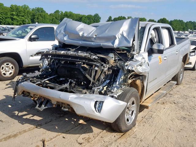 3GCUKREC0HG163953 - 2017 CHEVROLET SILVERADO GRAY photo 2