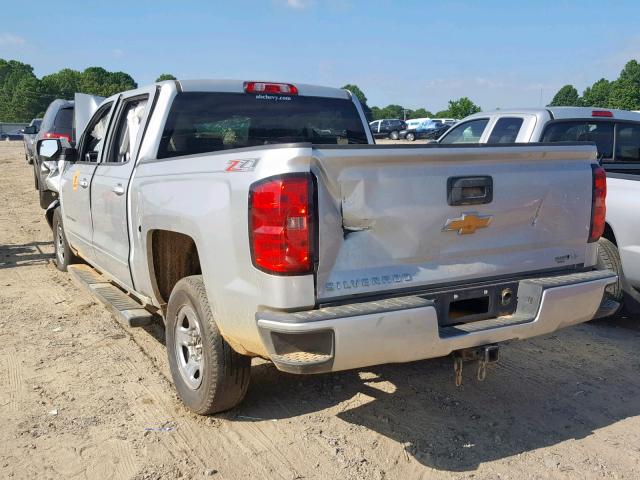 3GCUKREC0HG163953 - 2017 CHEVROLET SILVERADO GRAY photo 3