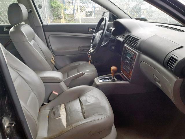 WVWTH63B13P391564 - 2003 VOLKSWAGEN PASSAT GLX 黑色 照片 5