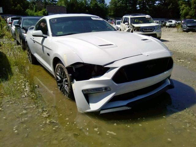 1FA6P8CF2J5106111 - 2018 FORD MUSTANG GT WHITE photo 1