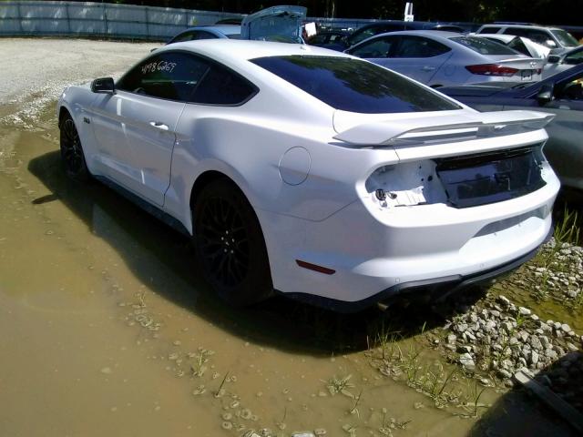 1FA6P8CF2J5106111 - 2018 FORD MUSTANG GT WHITE photo 3