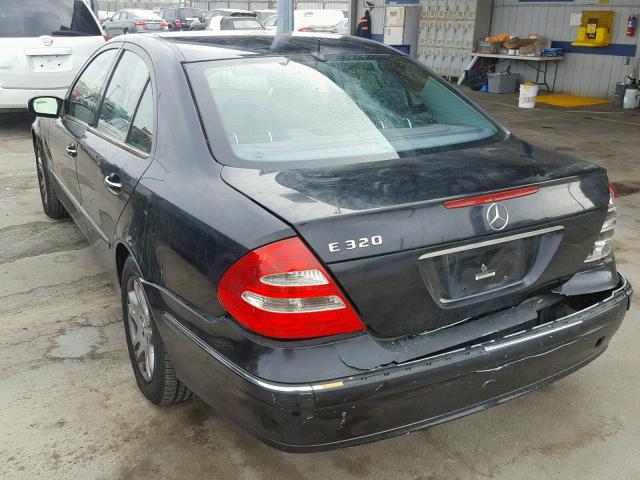 WDBUF65J53A157458 - 2003 MERCEDES-BENZ E 320 BLACK photo 3