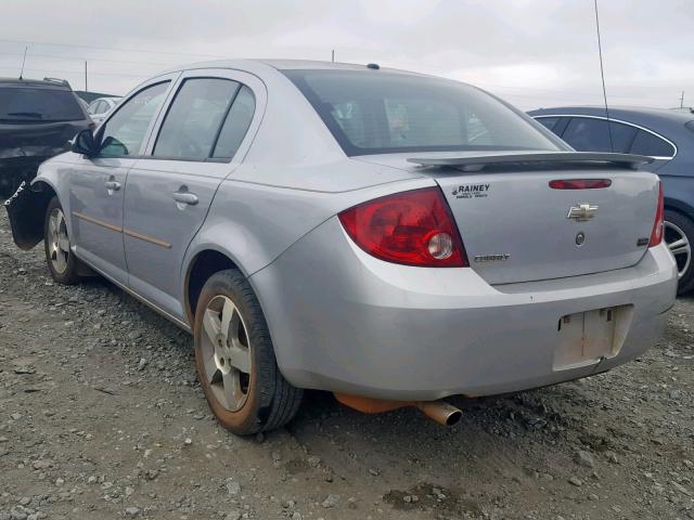 1G1AL58F787184687 - 2008 CHEVROLET COBALT LT SILVER photo 3