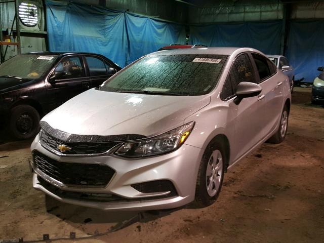 1G1BC5SM6J7105995 - 2018 CHEVROLET CRUZE LS SILVER photo 2