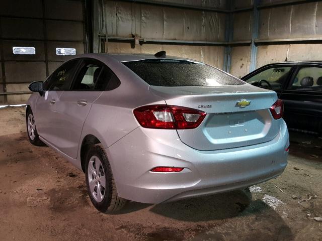 1G1BC5SM6J7105995 - 2018 CHEVROLET CRUZE LS SILVER photo 3