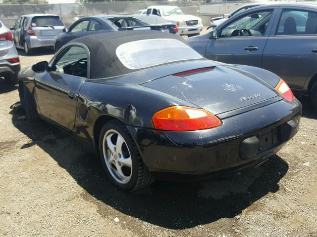 WP0CA2989VS621974 - 1997 PORSCHE BOXSTER BLACK photo 3