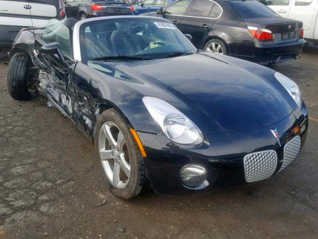 1G2MB35B57Y104216 - 2007 PONTIAC SOLSTICE BLACK photo 1