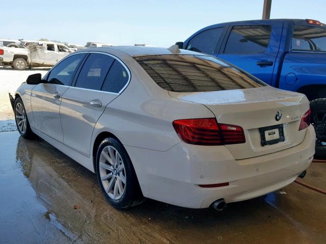 WBA5B1C51FD922174 - 2015 BMW 535 I WHITE photo 3