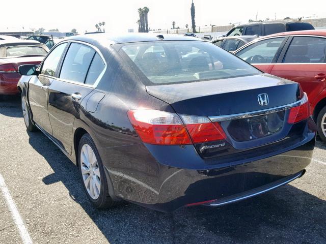 1HGCR2F83DA102549 - 2013 HONDA ACCORD EXL BLACK photo 3