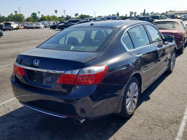 1HGCR2F83DA102549 - 2013 HONDA ACCORD EXL BLACK photo 4