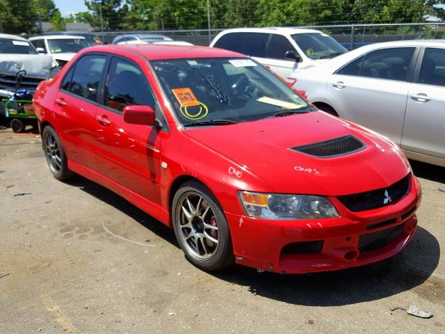 JA3AH86C56U022248 - 2006 MITSUBISHI LANCER EVO RED photo 1