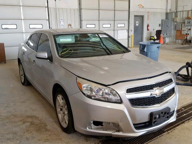 1G11D5SR3DF352423 - 2013 CHEVROLET MALIBU 1LT SILVER photo 1