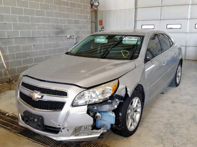 1G11D5SR3DF352423 - 2013 CHEVROLET MALIBU 1LT SILVER photo 2