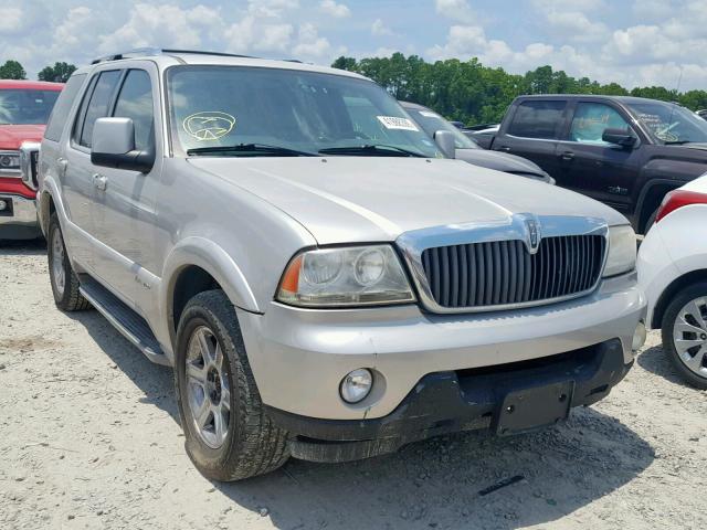 5LMEU88H44ZJ10661 - 2004 LINCOLN AVIATOR SILVER photo 1