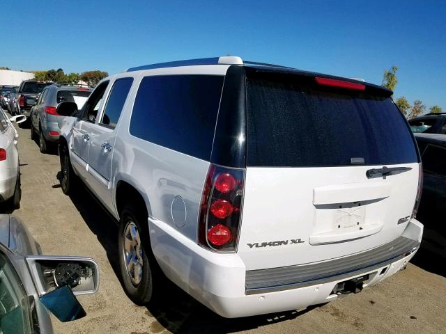 1GKFK66827J311099 - 2007 GMC YUKON XL D WHITE photo 3