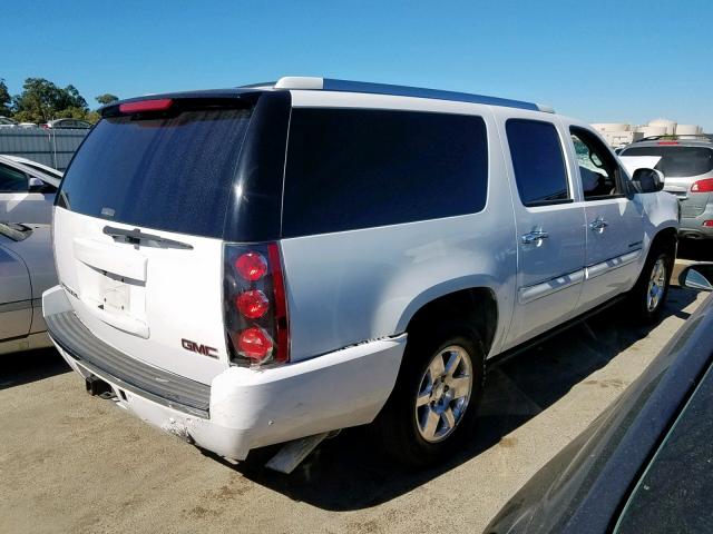 1GKFK66827J311099 - 2007 GMC YUKON XL D WHITE photo 4