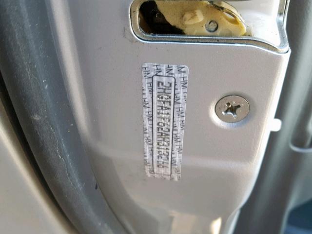 2HGFA1F62AH313266 - 2010 HONDA CIVIC LX-S Gümüş foto 10