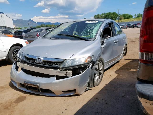 2HGFA1F62AH313266 - 2010 HONDA CIVIC LX-S SILVER photo 2