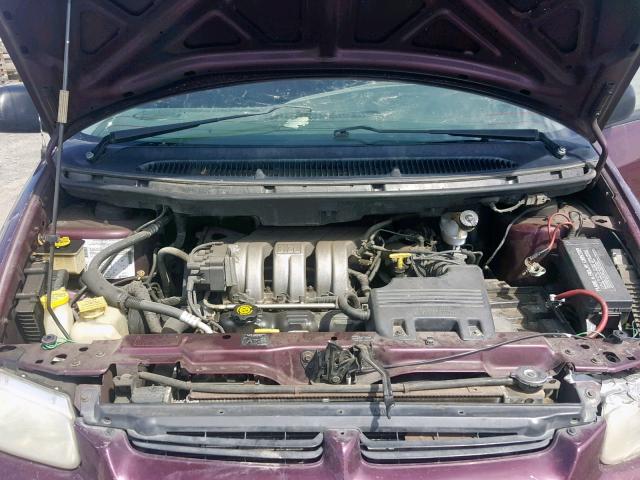 2B4GP45G7XR411626 - 1999 DODGE CARAVAN SE PURPLE photo 7