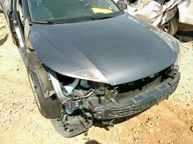 1HGCR2F85FA022558 - 2015 HONDA ACCORD EXL CHARCOAL photo 9