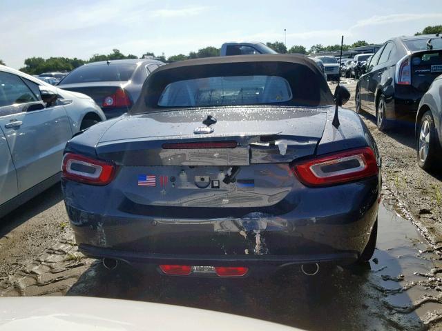 JC1NFAEK9H0106007 - 2017 FIAT 124 SPIDER GRAY photo 6