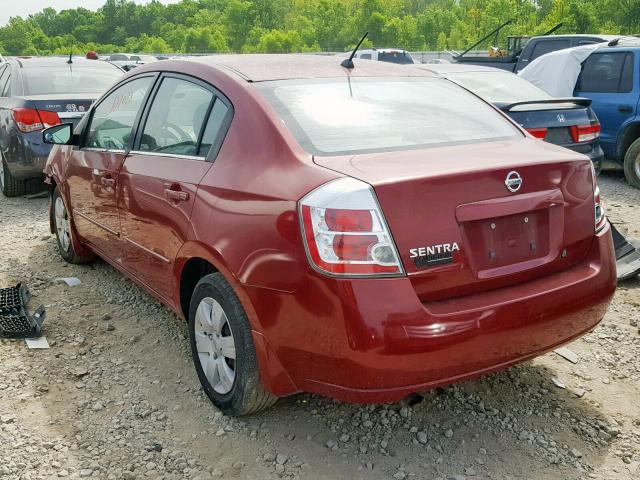 3N1AB61E48L693264 - 2008 NISSAN SENTRA 2.0 RED photo 3