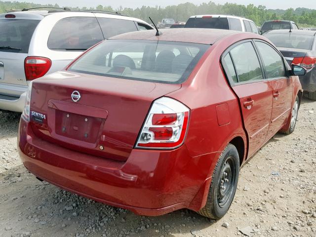 3N1AB61E48L693264 - 2008 NISSAN SENTRA 2.0 RED photo 4