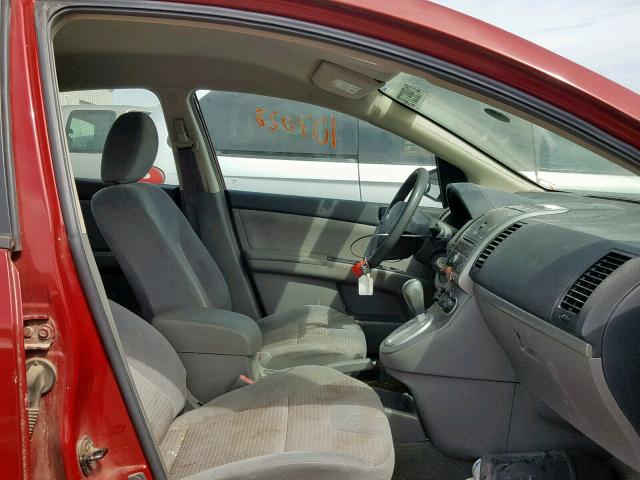 3N1AB61E48L693264 - 2008 NISSAN SENTRA 2.0 RED photo 5