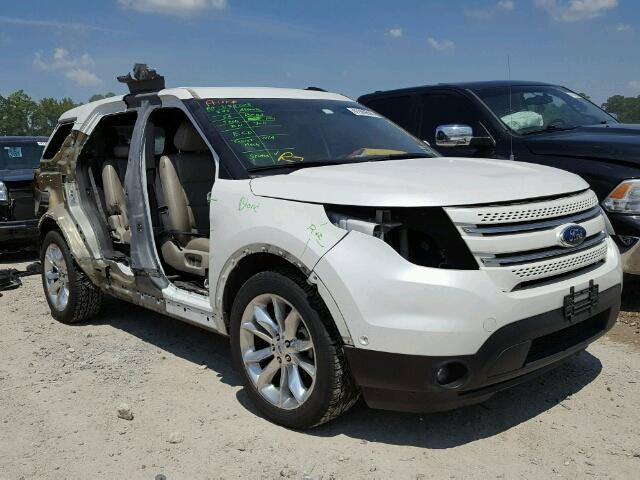 1FMHK7F81CGA34636 - 2012 FORD EXPLORER L WHITE photo 1