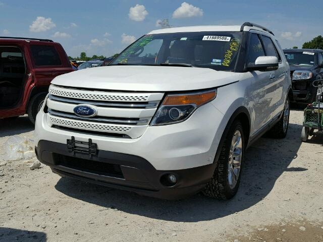 1FMHK7F81CGA34636 - 2012 FORD EXPLORER L WHITE photo 2