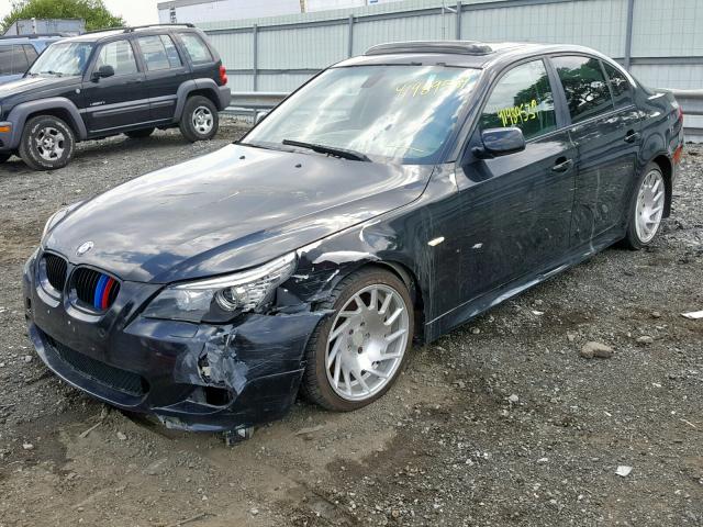 WBANW53518CT49409 - 2008 BMW 550 I BLACK photo 2