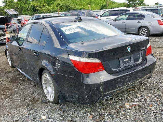 WBANW53518CT49409 - 2008 BMW 550 I BLACK photo 3