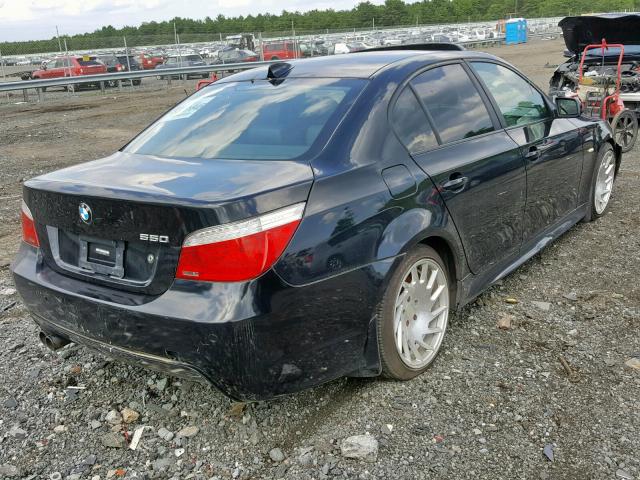 WBANW53518CT49409 - 2008 BMW 550 I BLACK photo 4