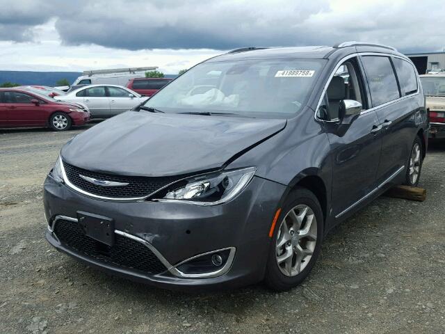 2C4RC1GG7JR131649 - 2018 CHRYSLER PACIFICA L CHARCOAL photo 2