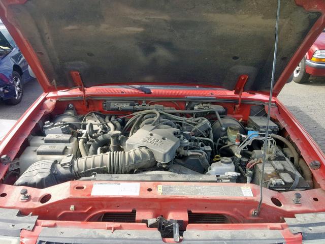 1FTZR45E52PA12812 - 2002 FORD RANGER SUP RED photo 7